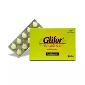 Glifor (Metformin) Bilim 850mg, 100tab (INT)