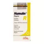 Humulin R Lilly 100IU ml, 10ml vial (INT)