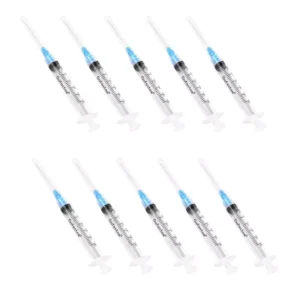 Syringes cRowX Labs 3ml 1.5inch, 10 pieces (USA Domestic)